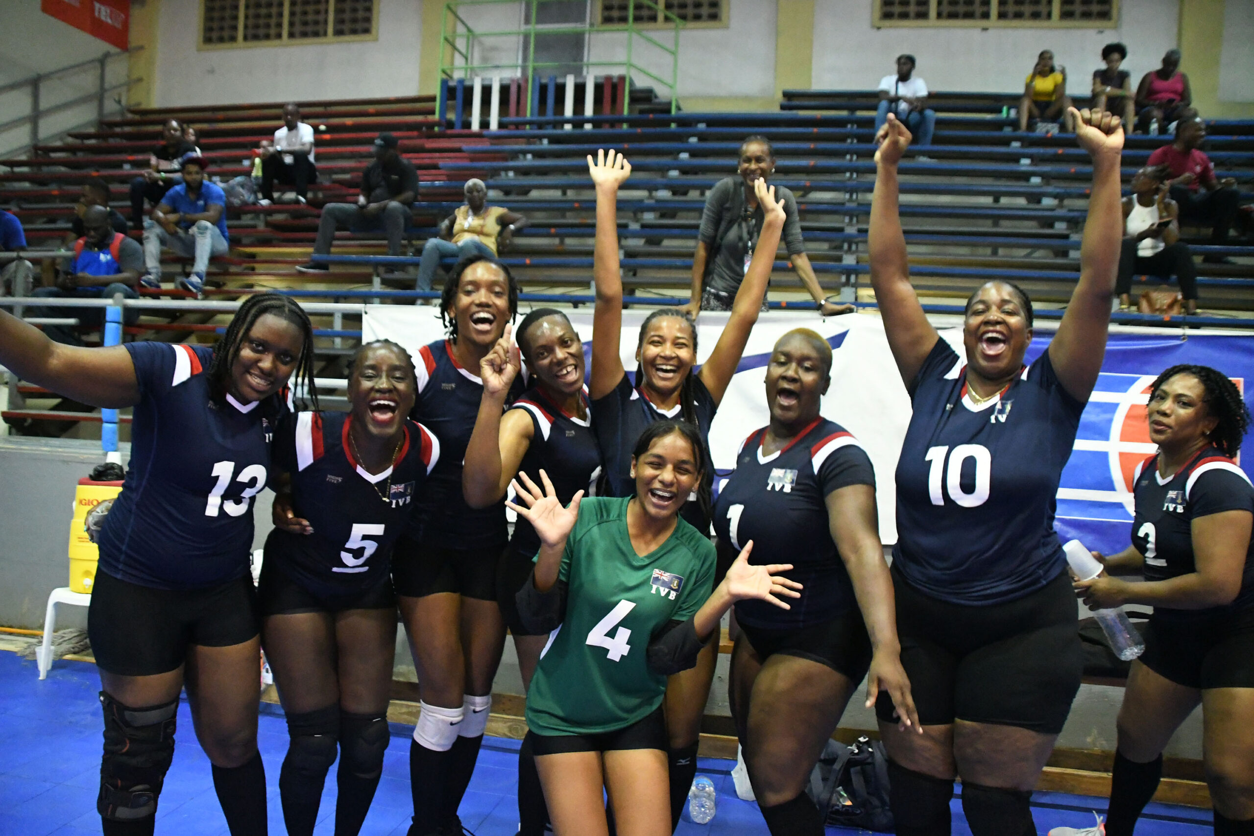 BVI eases into second place in Pool with straight set victory over St. Eustatius