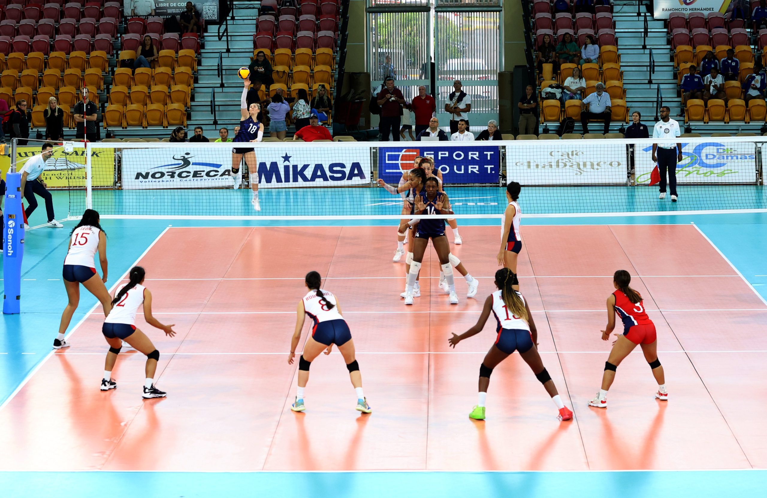 USA defeats Costa Rica in three sets to reach the Gold Medal match