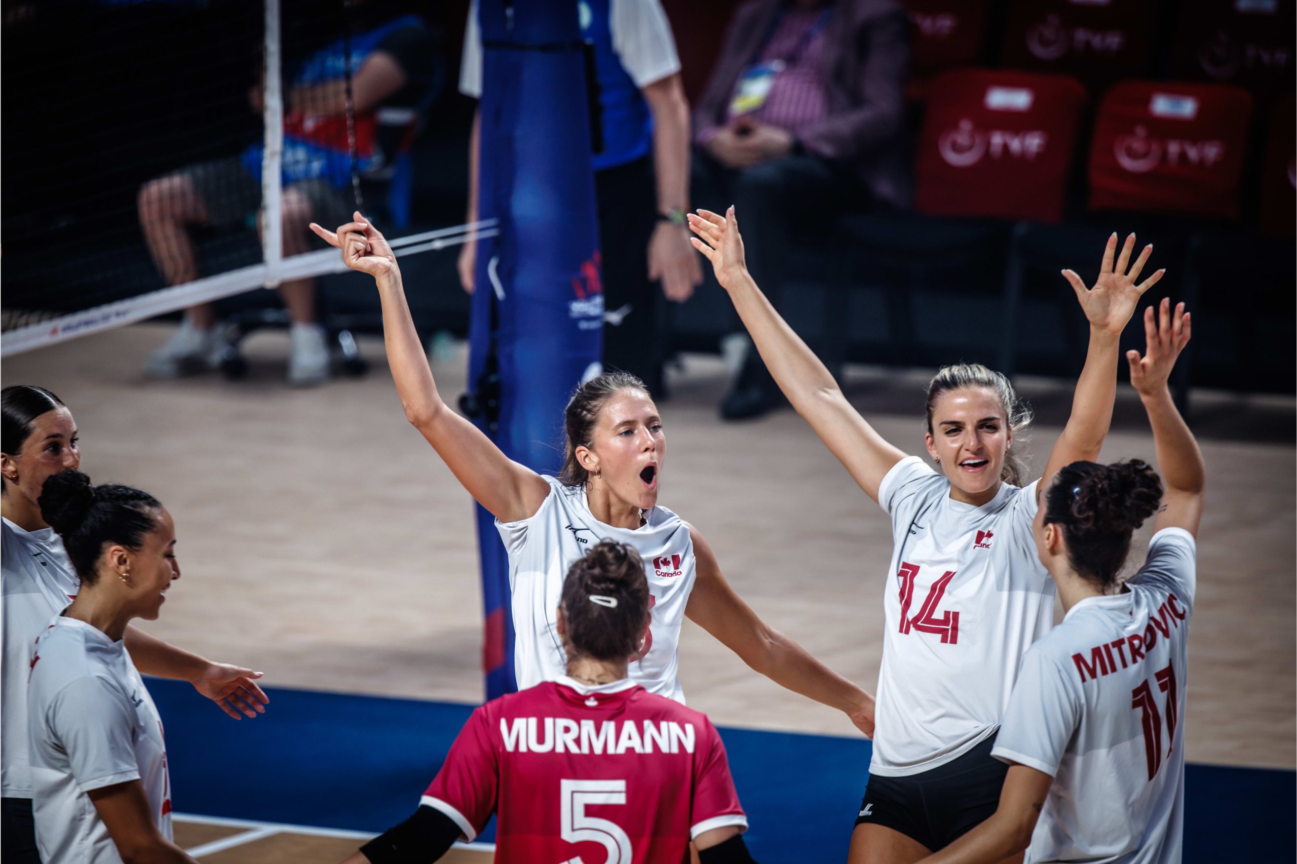 Canada first victory in VNL 2023