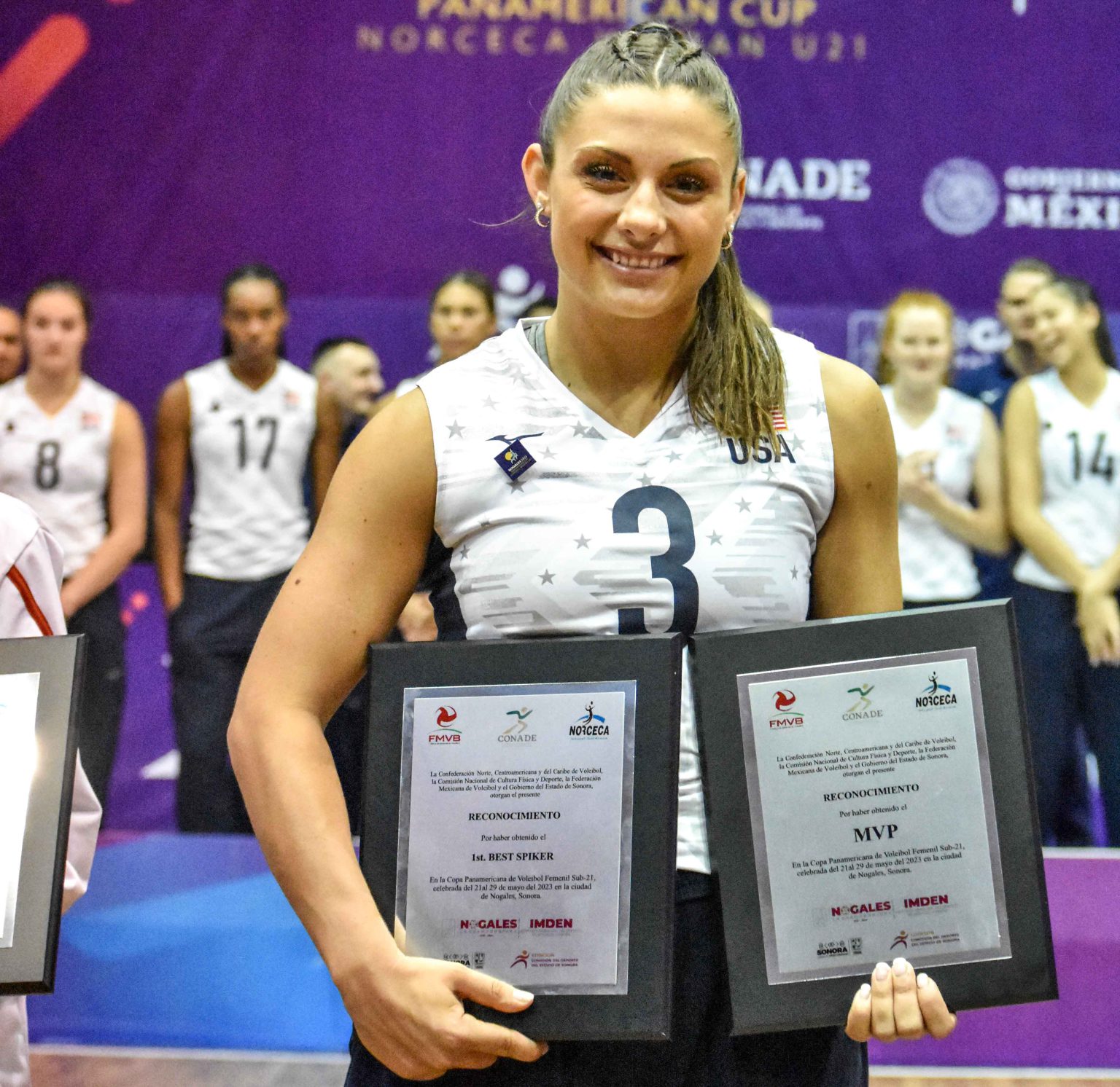 Cloe Chicoine named MVP at U21 Women’s Pan American Cup NORCECA