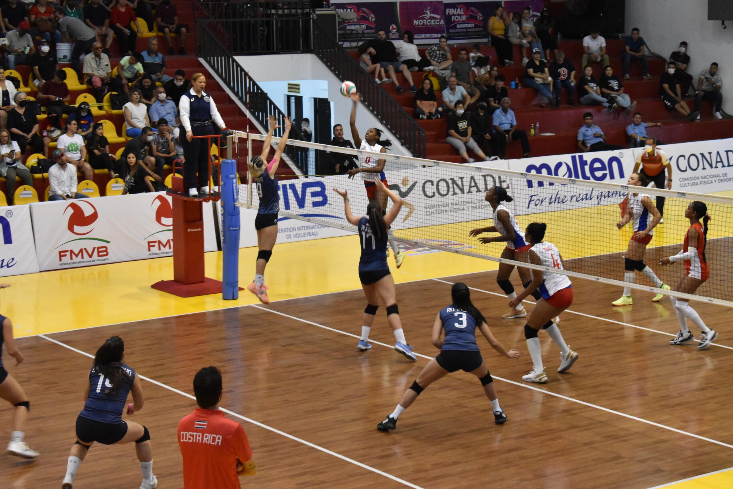 Cuba tops Costa Rica in straight sets at NORCECA Final Four