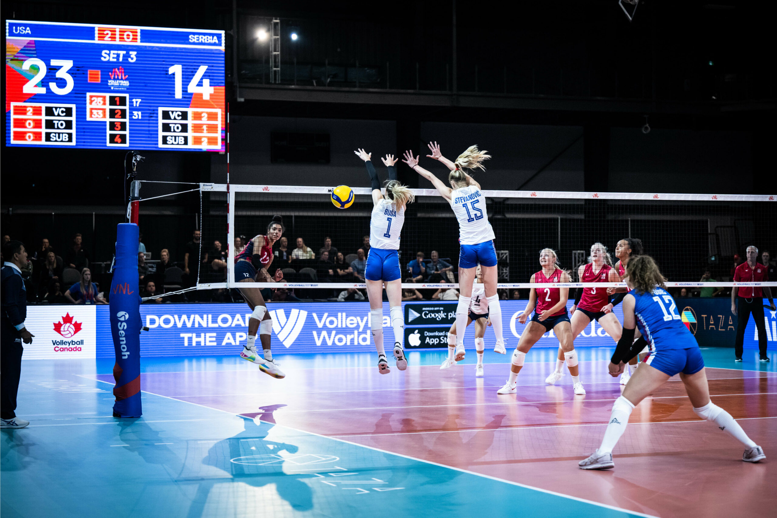 USA Women improve to 9-1 at VNL