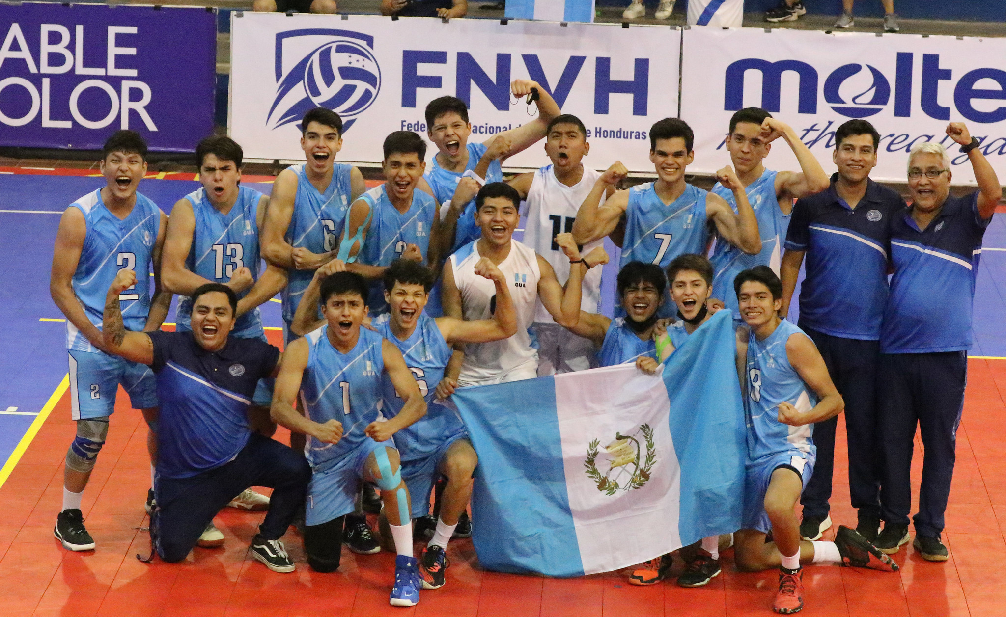 Guatemala Sub Champion U19 defeating Nicaragua