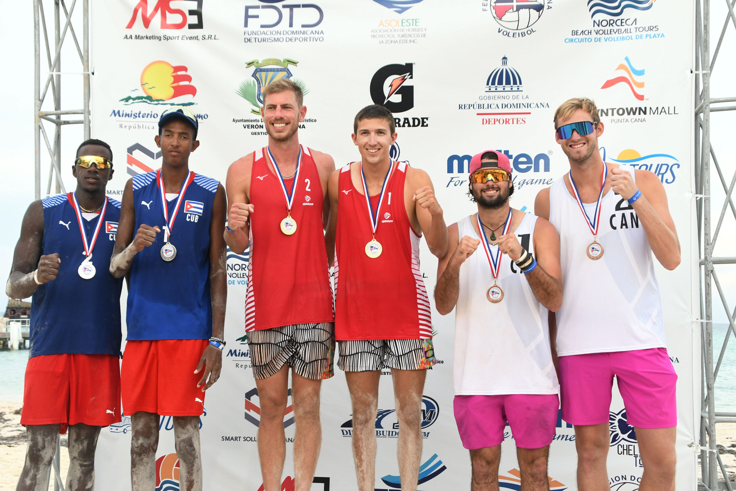Timothy Brewster and Kyle Friend of USA win Men’s Gold in Punta Cana