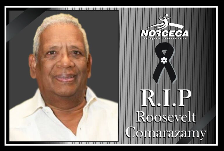 <strong>NORCECA deeply mourns the loss of Roosevelt Comarazamy</strong>