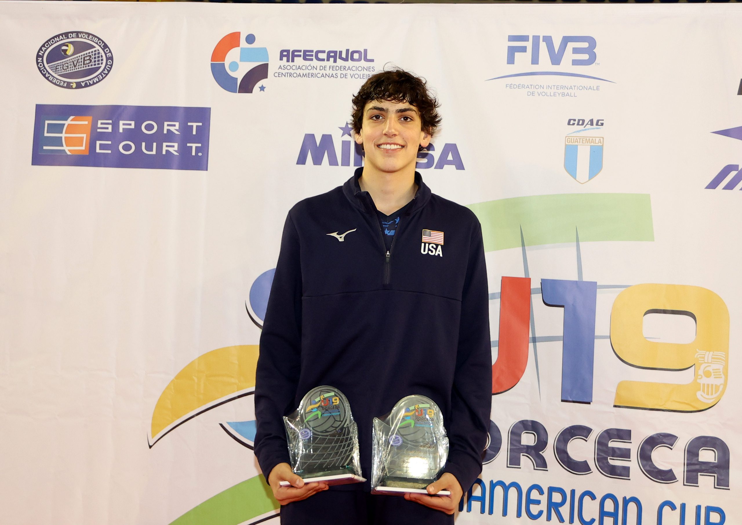 Tread Rosenthal earns MVP award at NORCECA U19 Pan American Cup
