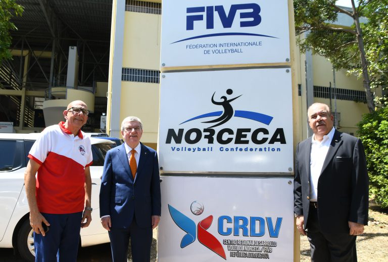 <strong>IOC President visits NORCECA headquarters</strong>