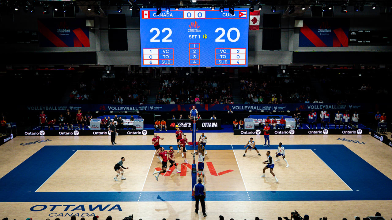 Sclater shines as Canada beat Cuba in five-set thriller in Ottawa