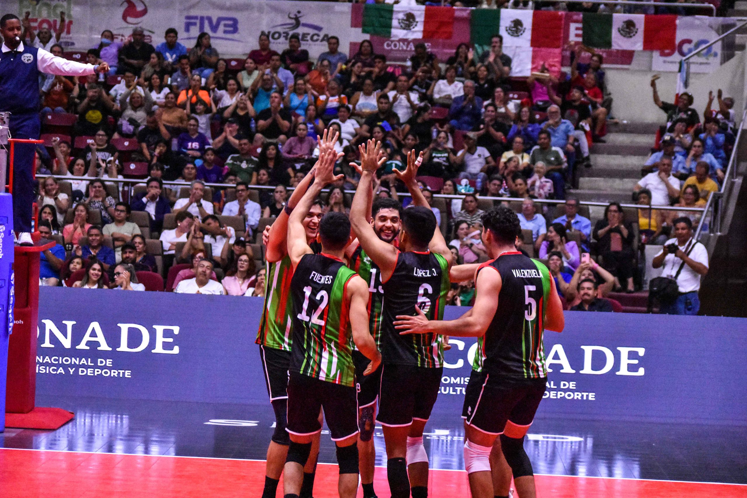 México earns a straight set win at NORCECA Final Four Men opening