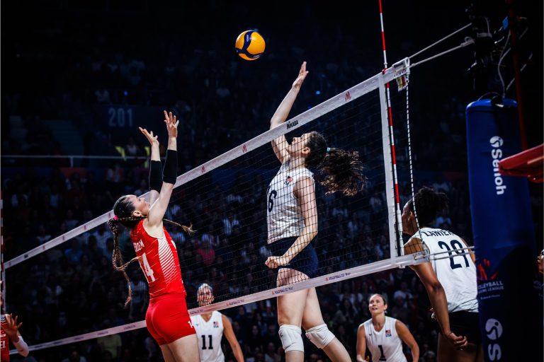 U.S. Women outlast Türkiye; Improve to 4-0 at VNL