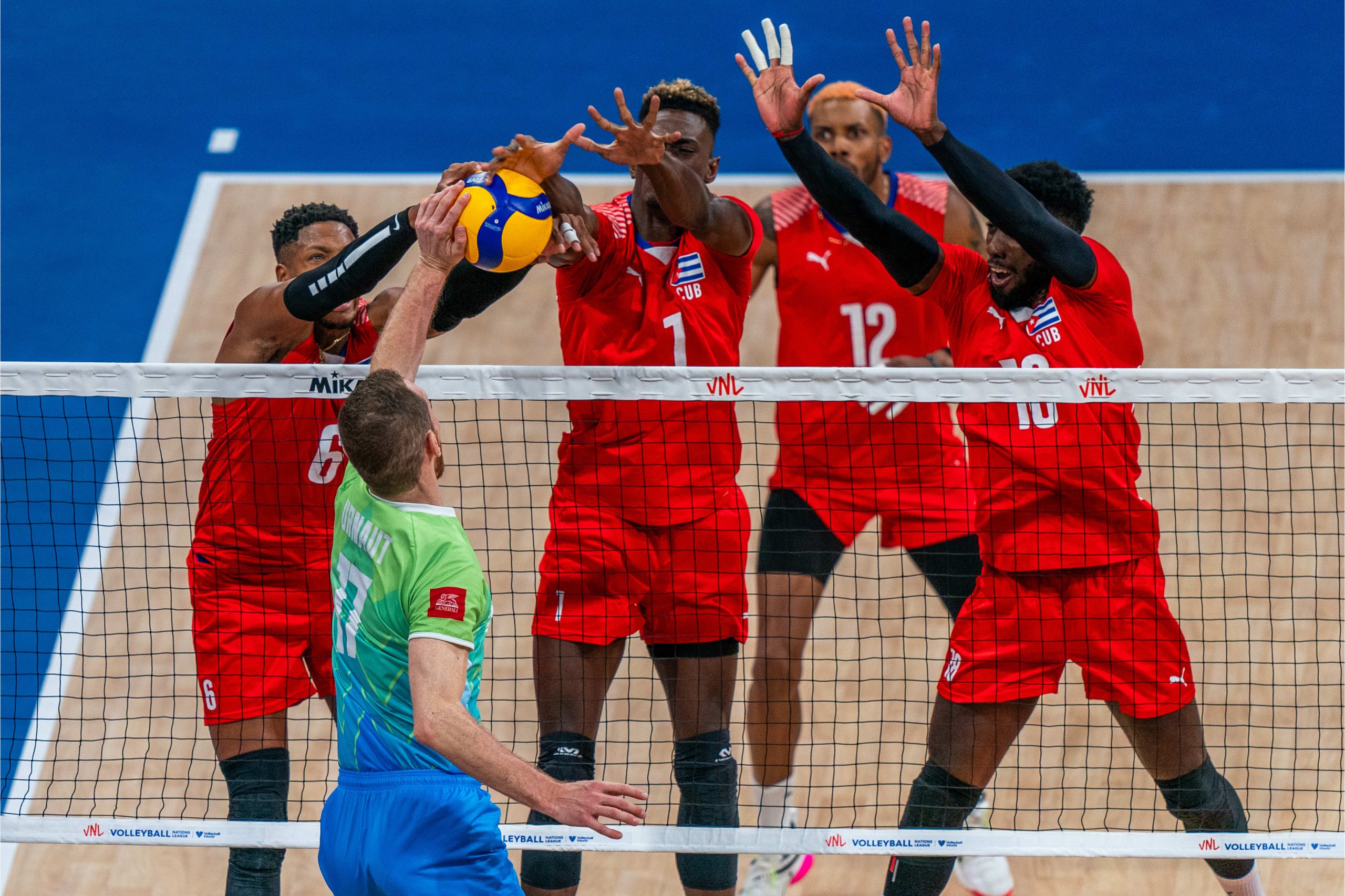 Cuba losses to Slovenia in four sets