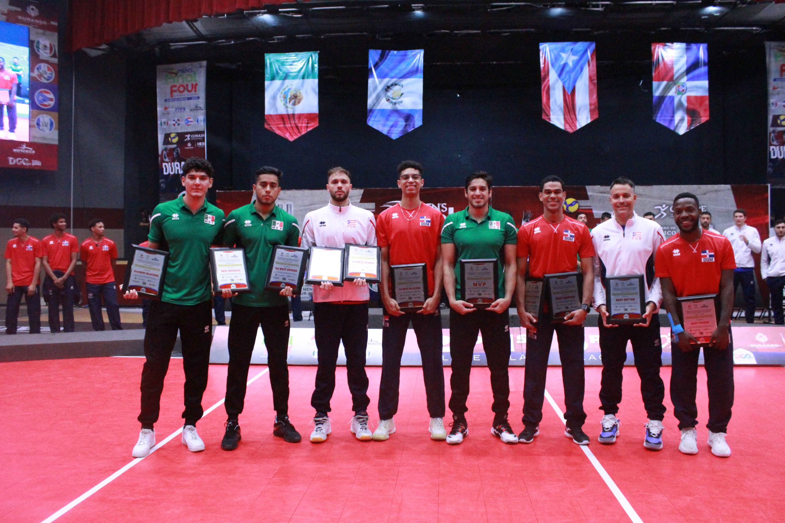 Pedro Rangel the Most Valuable Player MVP at NORCECA Men’s Final Four