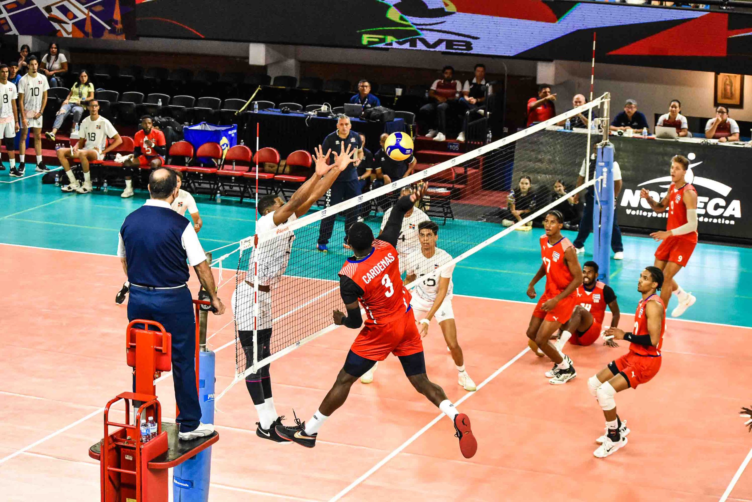 Cuba achieves straight sets victory over Dominican Republic