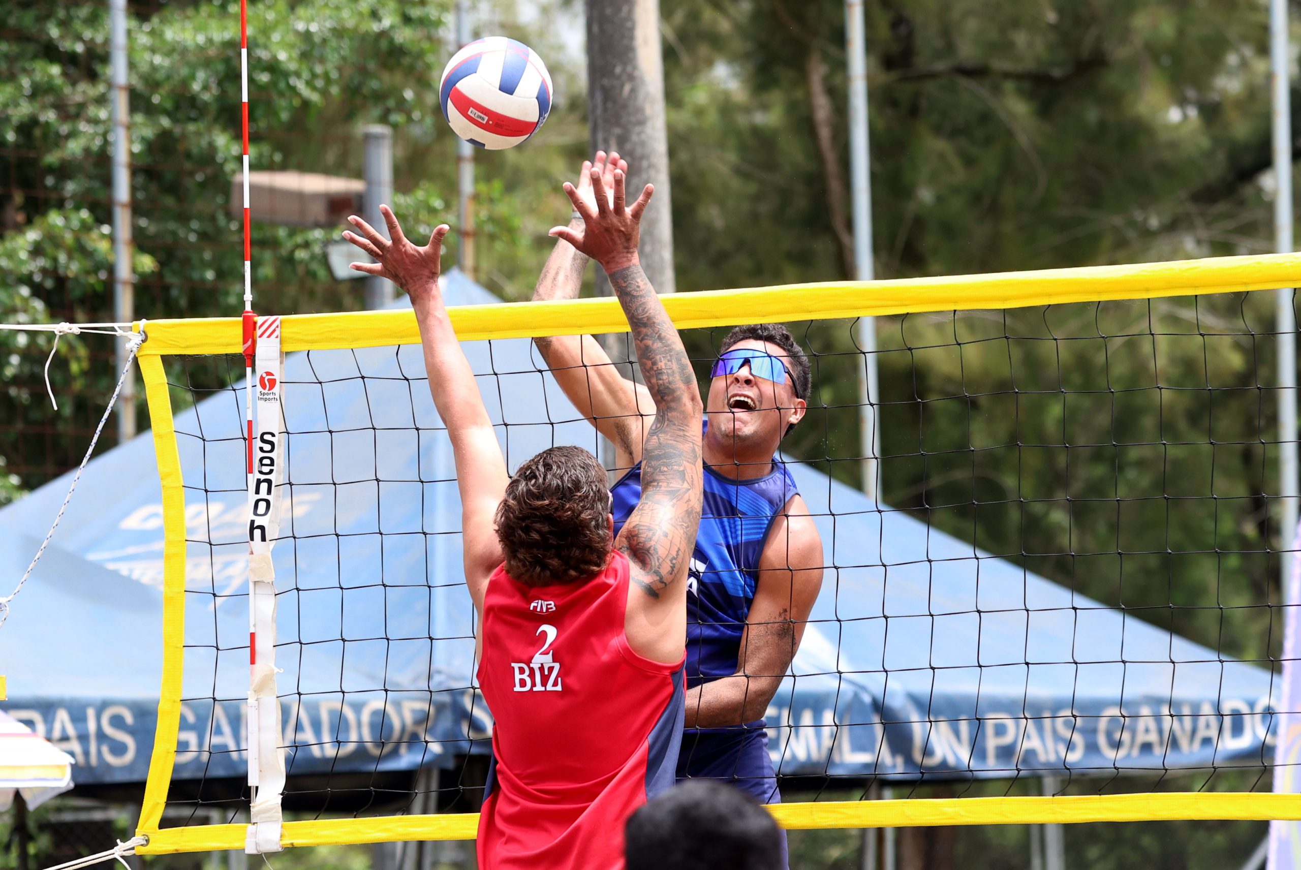 Reigning Champions Cascante/López start the Central American Senior Beach Championship on the right foot