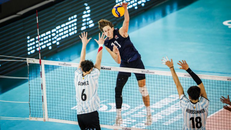 USA Quiet Crowd with Sweep of Argentina at U19 Boys’ World Championship 