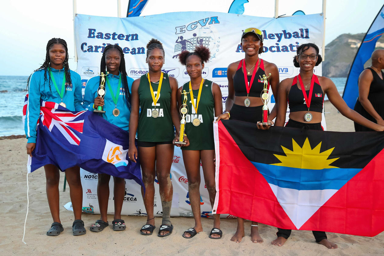 Dominica takes top spot in ECVA U19 female Beach Tournament