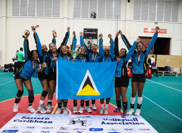 Gold ! Gold ! for St Lucia at ECVA Women’s U23
