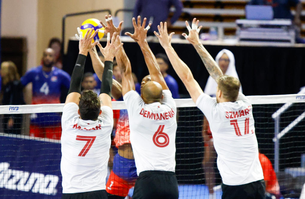 Canada won over Dominican Republic to start the Men’s Continental Championship