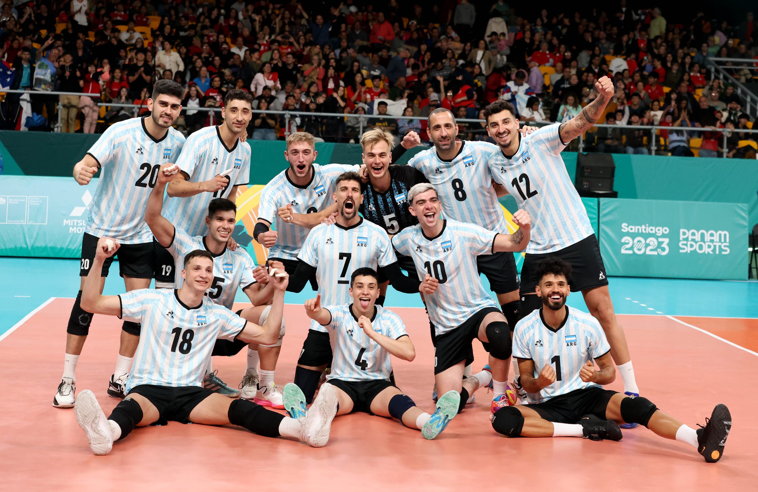 Defending champs Argentina outlast Puerto Rico in straight sets at the Pan American Games