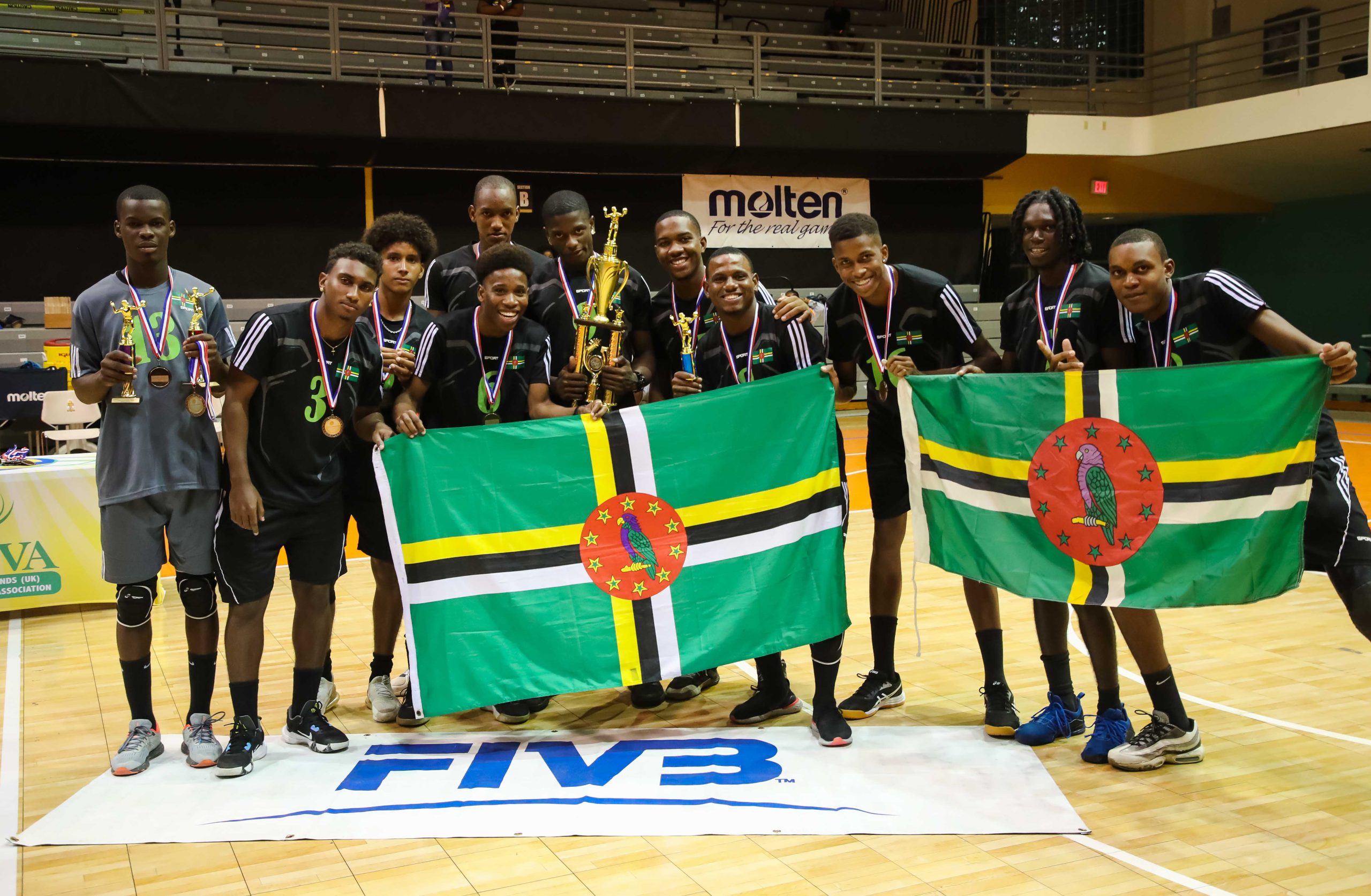 Dominica win bronze at the ECVA U23 Male Championship