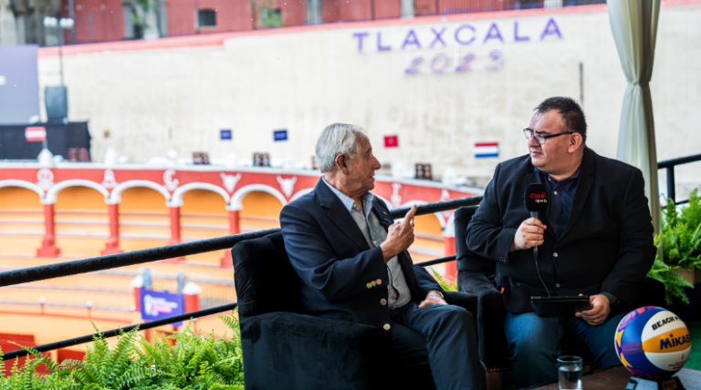 FIVB President Receives Warm Welcome In Mexico During The FIVB Beach Volleyball World Championships