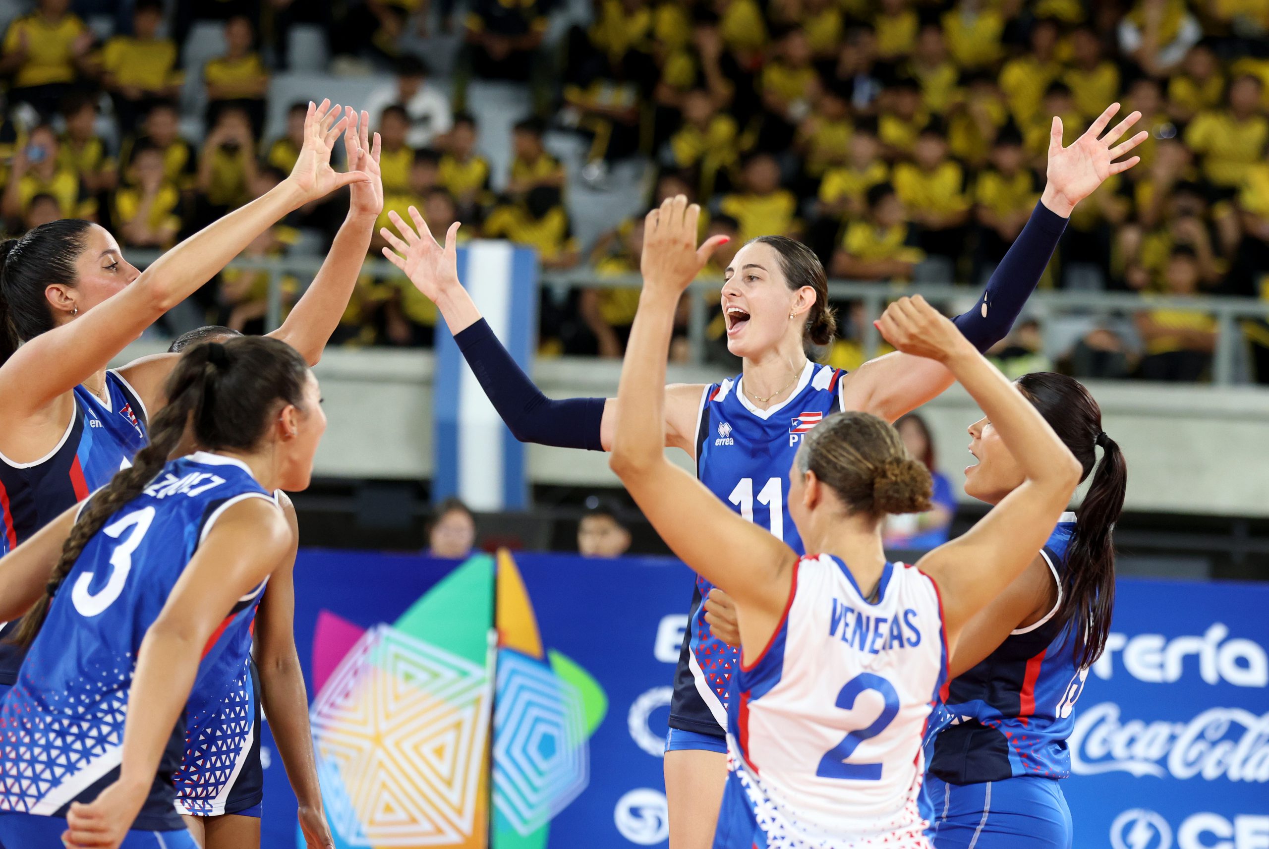 Women’s Volleyball opens with Puerto Rico defeating Mexico