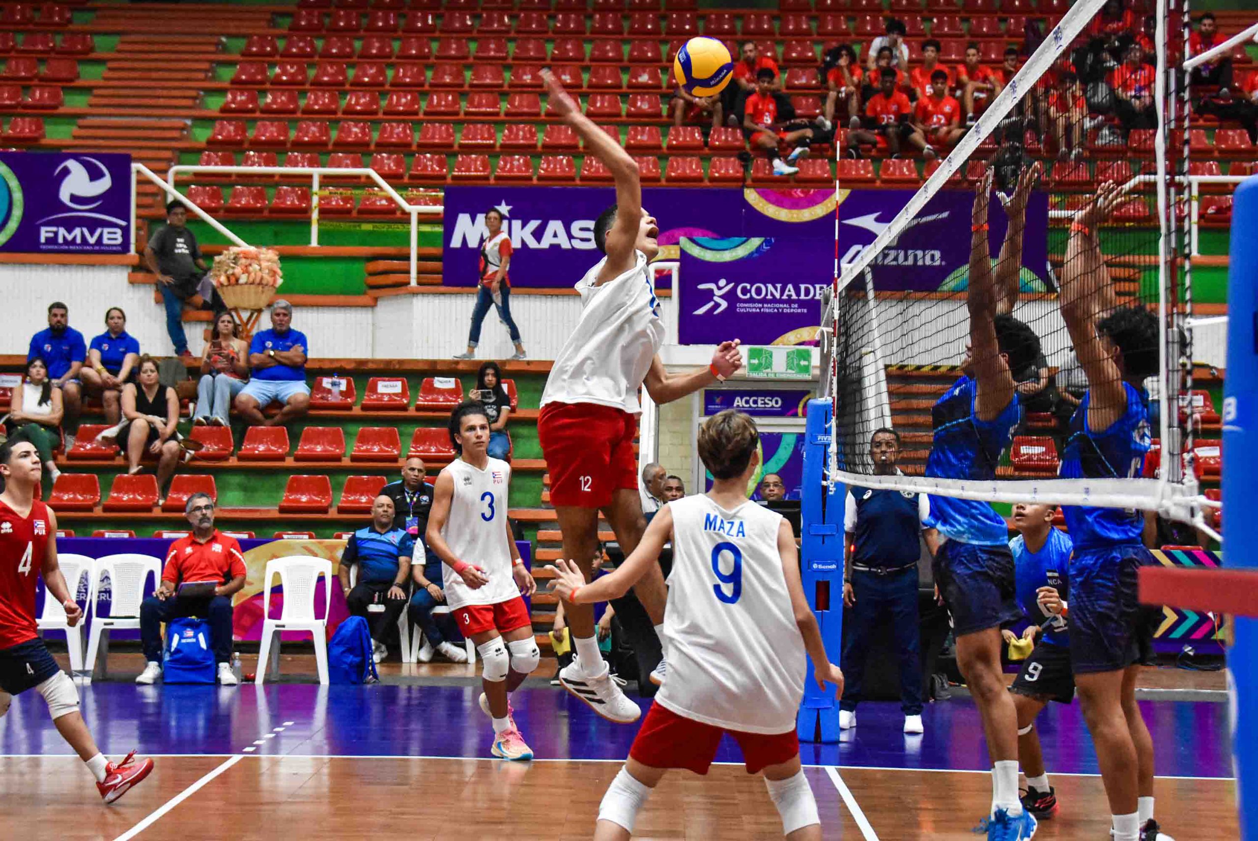 Puerto Rico undefeated at NORCECA Boys’ U17 after Win over Nicaragua