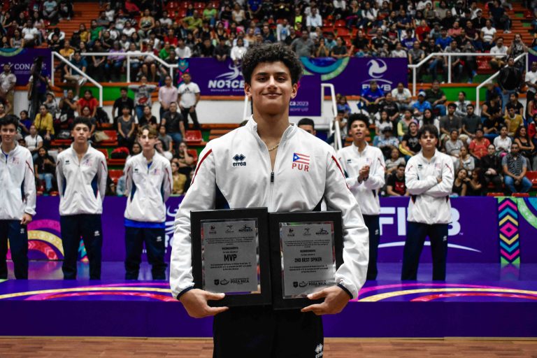 Maximiliano Aponte of Puerto Rico MVP of NORCECA Boys’ U17 Championship