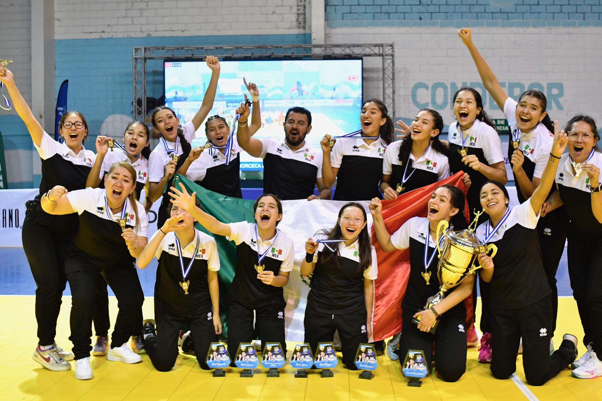Mexico First-Ever NORCECA U17 Champion with a five-set comeback against Puerto Rico