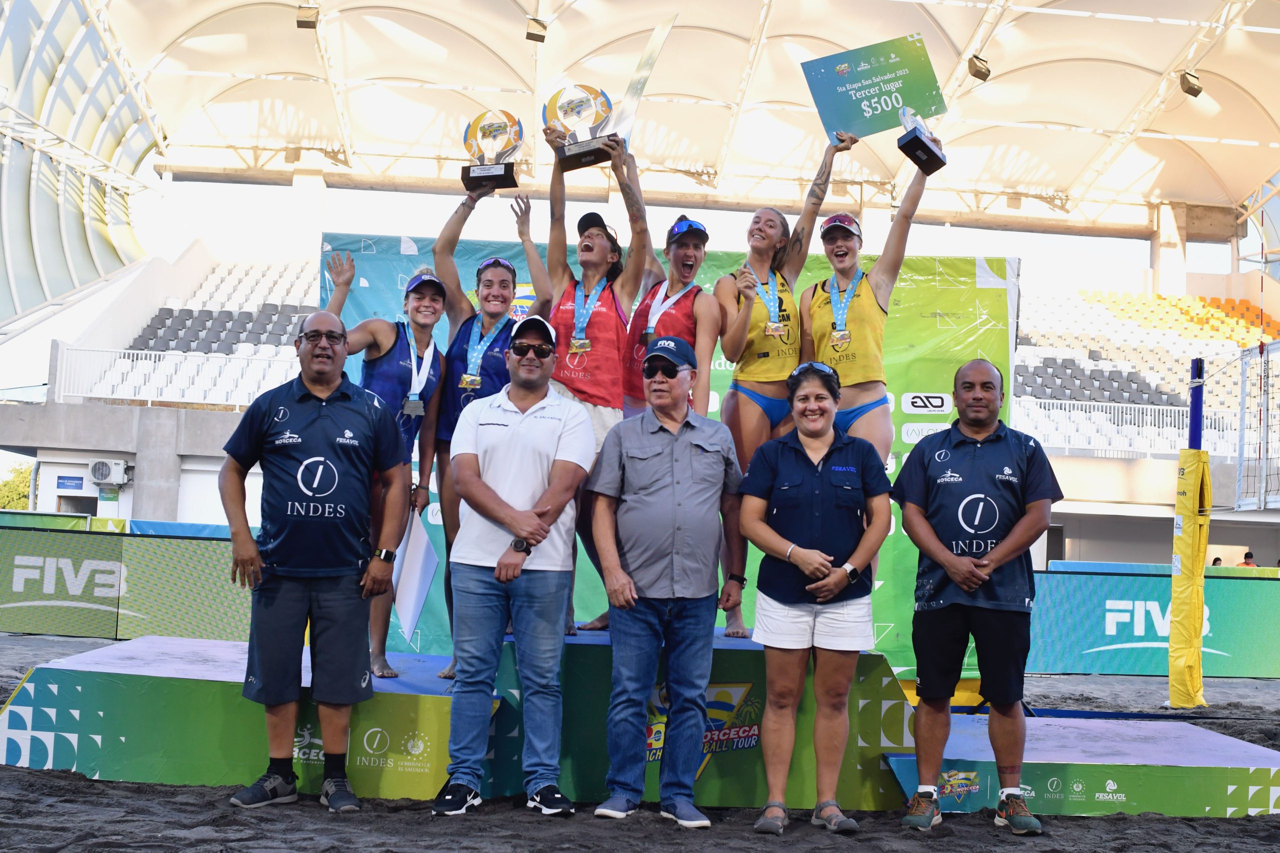 Turner and Kraft of USA Champions at NORCECA in El Salvador