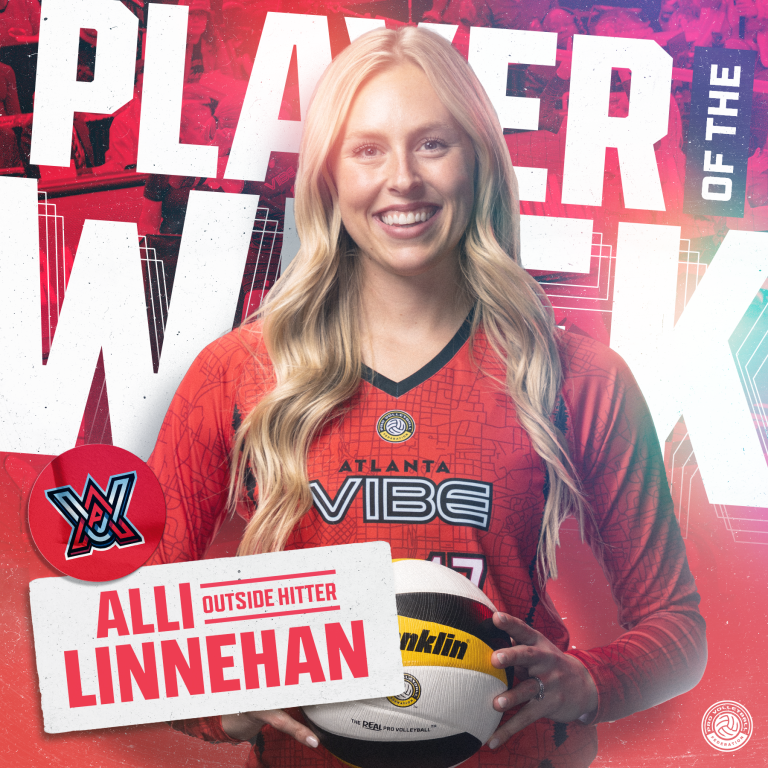 Linnehan Earns First Pro Volleyball Federation Weekly Honor