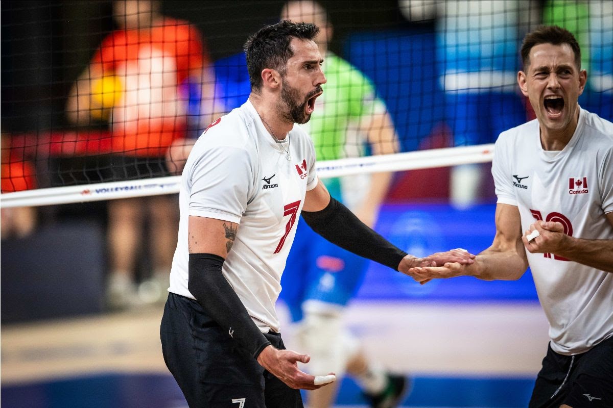 Canada takes Slovenia to five sets