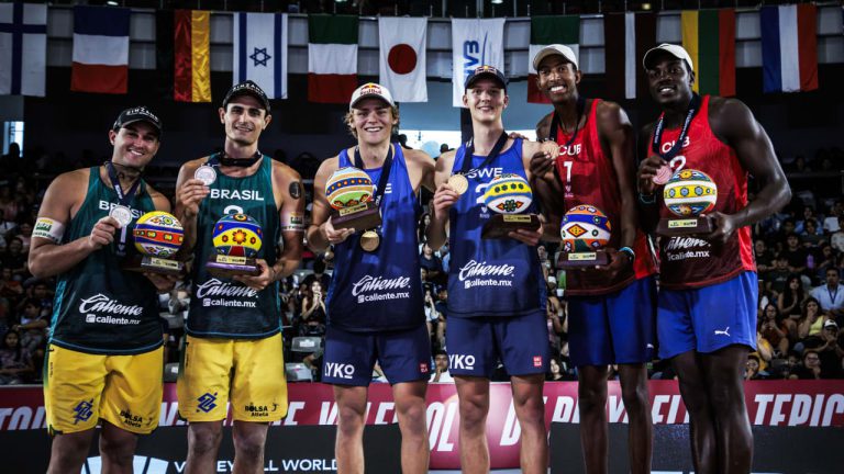 Cuba’s Noslen Diaz & Jorge Alayo won bronze at their first Main Draw Elite 16