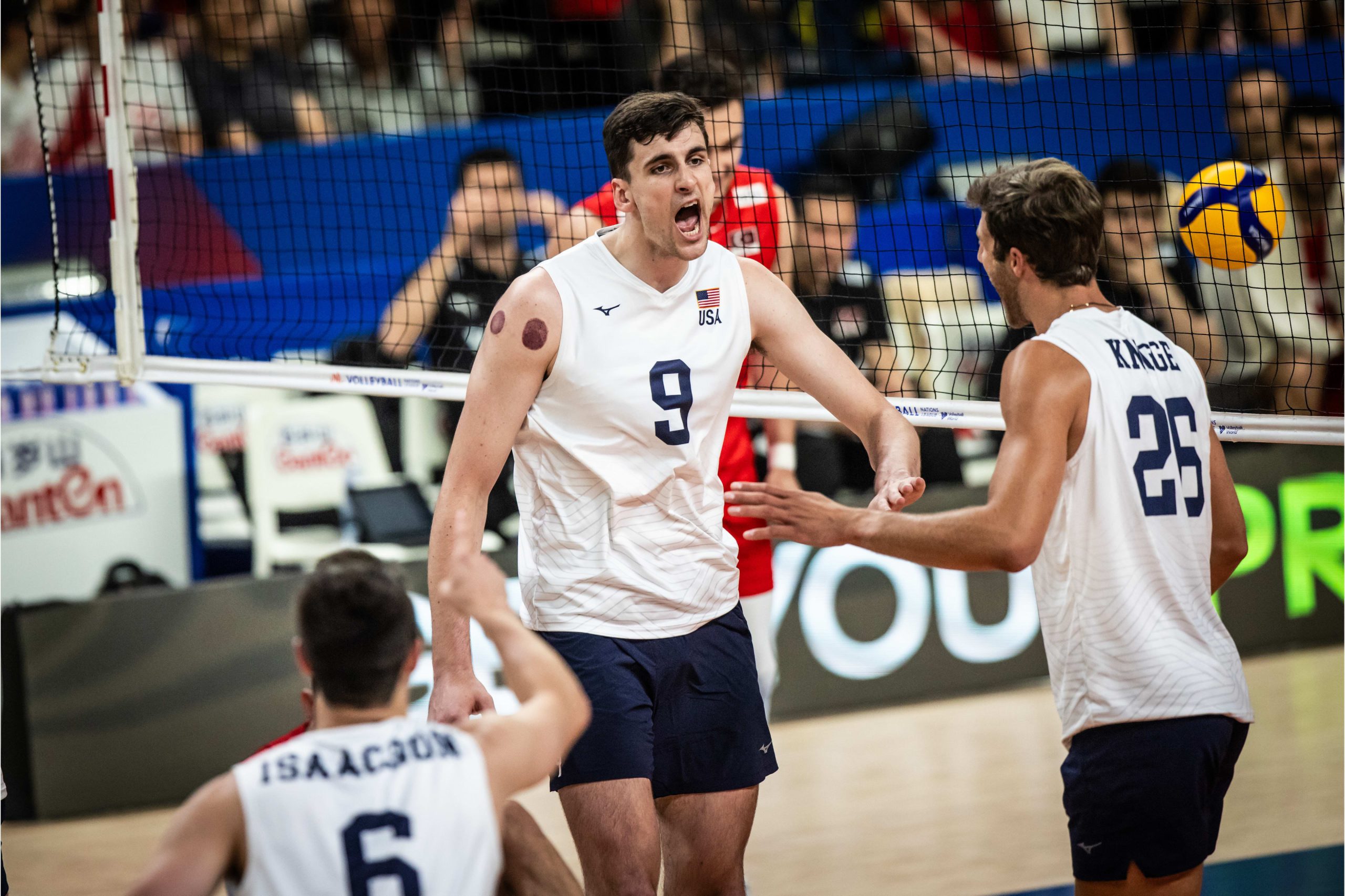 Hanes Unstoppable in U.S. Men’s First Win of 2024 VNL