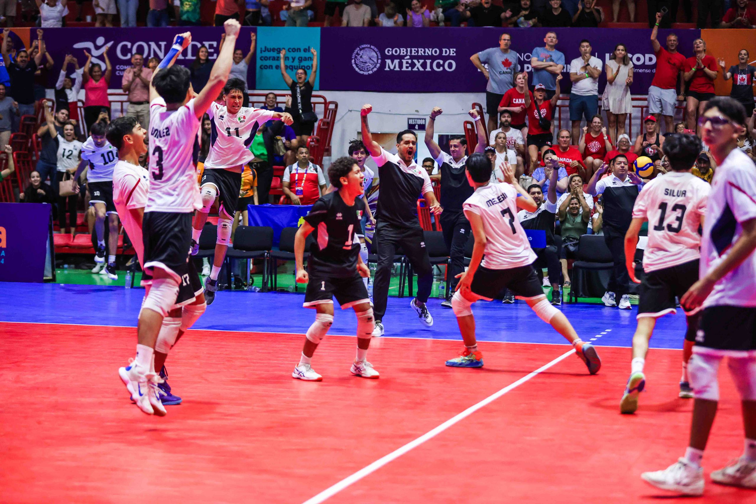 Mexico moved into Semifinals with a Five-Set Win over Canada