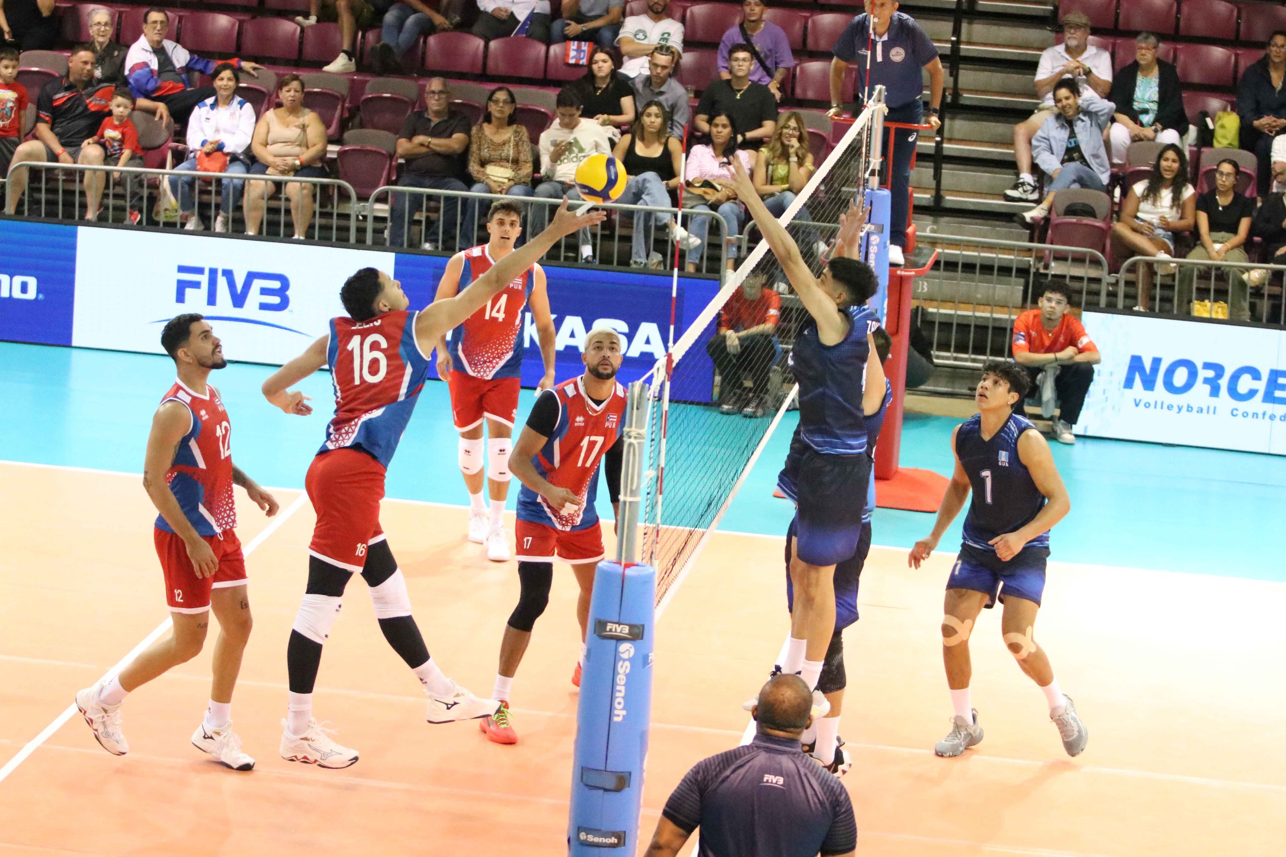 Puerto Rico outplays Guatemala in their debut at NORCECA Men’s Final Four