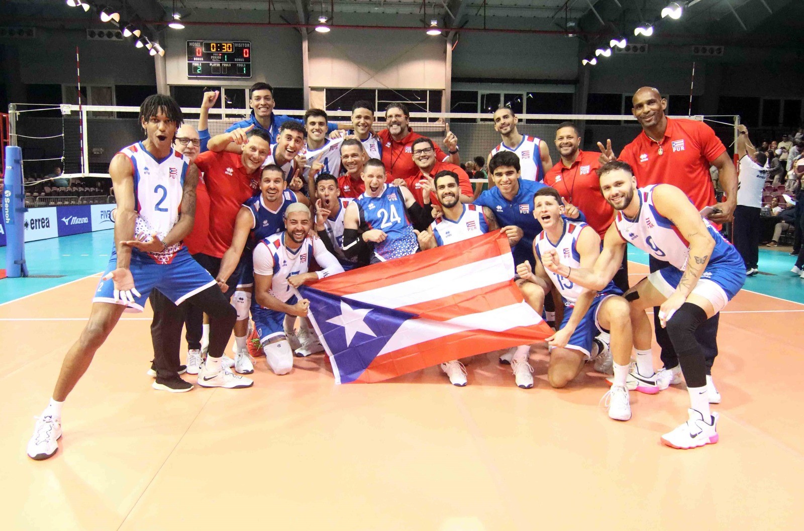 Puerto Rico bounced back from first set loss and wins the NORCECA Men’s Final Four Championship