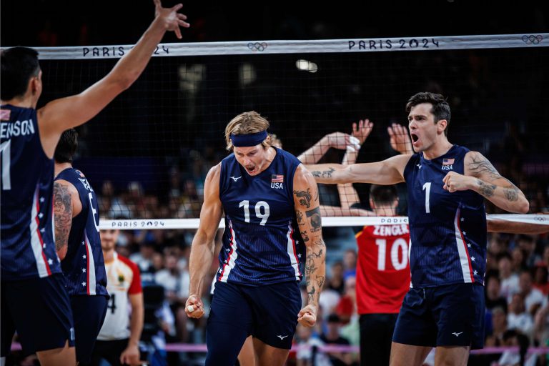 USA Withstand Germany Rally, Win in 5 and Canada fall to France