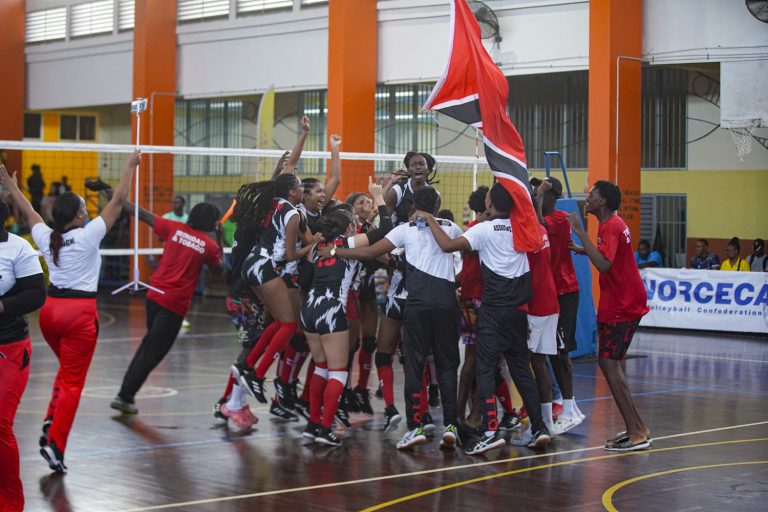 Trinidad and Tobago in both Finals vs Jamaica Women & Barbados Men