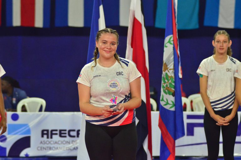 Amanda Campos of Costa Rica, Most Valuable Player at AFECAVOL U17
