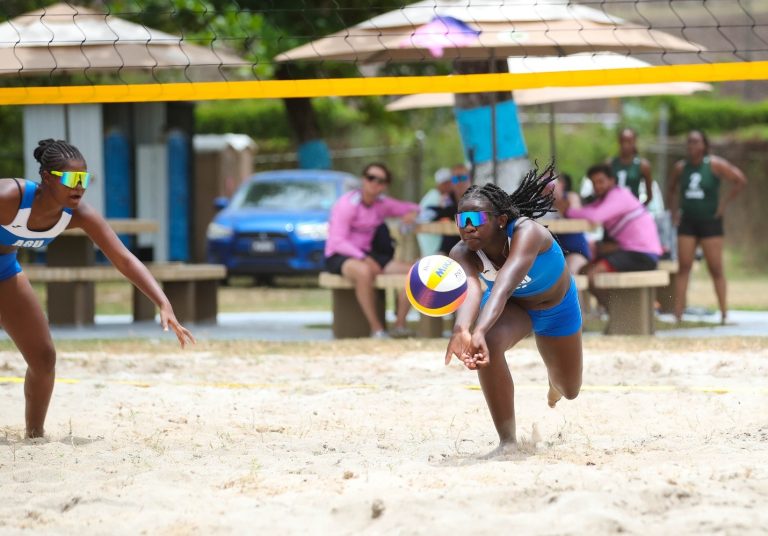 Exciting action on Day One of ECVA Senior Women’s Beach Championships