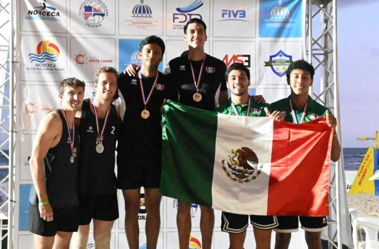 Miguel Sarabia and Jorman Osuna of Mexico Champions of the Second Stage of the NORCECA Beach Tour