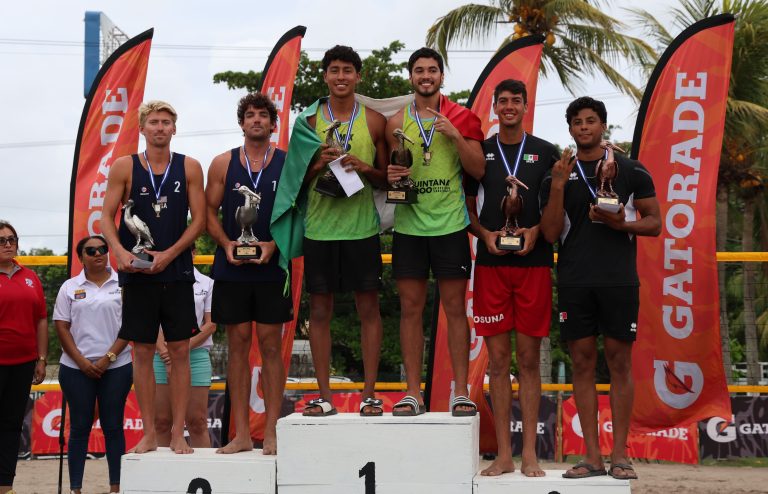 Lares and Carlos Andrés Lead Mexico to the Title at the Third Stop of the NORCECA Beach Tour