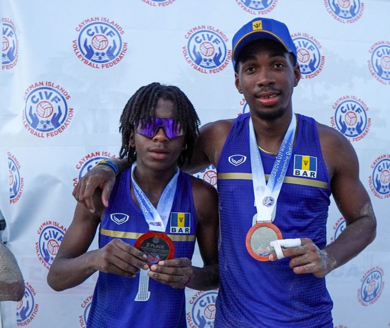 Barbados’ Williams and Taylor Crowned CAZOVA U21 Men’s Beach Volleyball ...