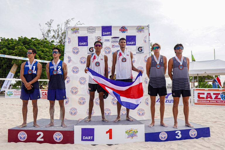 Costa Rica’s Araya and Varela Capture Back-to-Back NORCECA U23 Gold at Seven Mile Beach