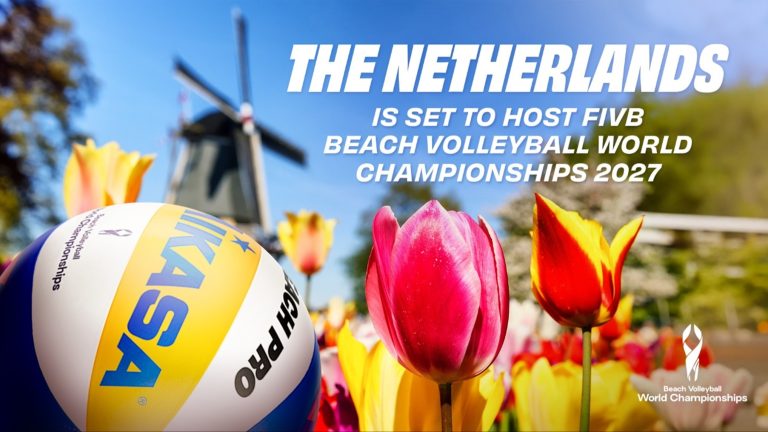 It’s confirmed! The Netherlands is set to host FIVB Beach Volleyball World Championships 2027