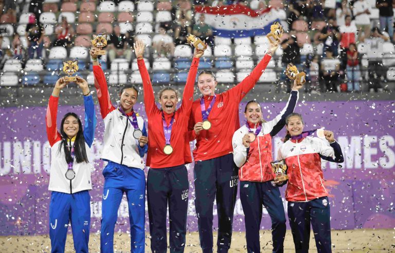 Donley/Sherman from USA, Women’s Beach Volleyball Gold at the Junior Pan American Games
