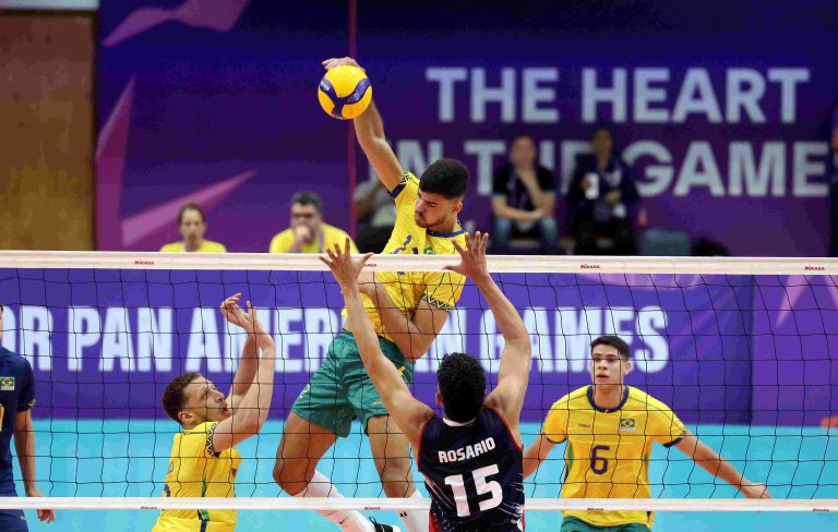 Brazil Opens Junior Pan Am Games with Straight-Set Victory over Dominican Republic