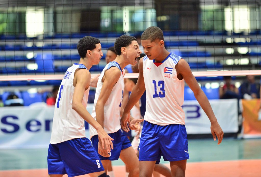 Cuba Defeats the Dominican Republic in Straight Sets