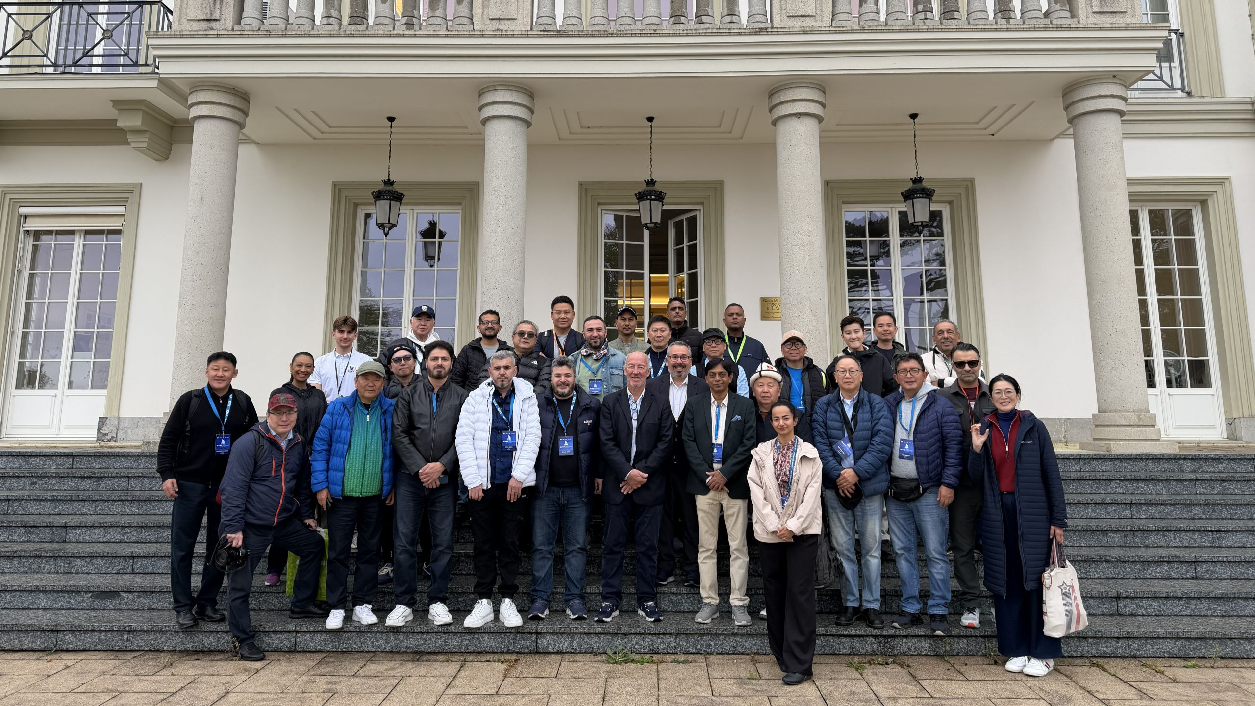 AIPS media delegation from 113 countries experience volleyball’s vision at Volleyball House